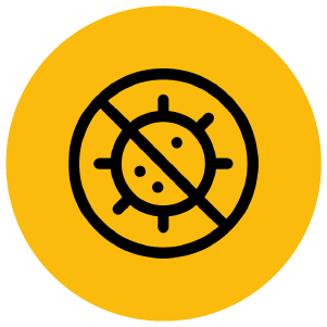 Icon representing consistent cooling performance from aircon maintenance